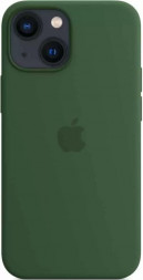 Чехол силиконовый для iPhone 13 Apple MagSafe (зеленый клевер)