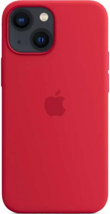 Чехол силиконовый для iPhone 13 Apple MagSafe красный