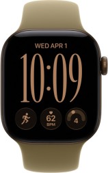 Apple Watch Series 12, GPS, 42 mm, Sport Band (Dark Bronze/Olive), размер S/M