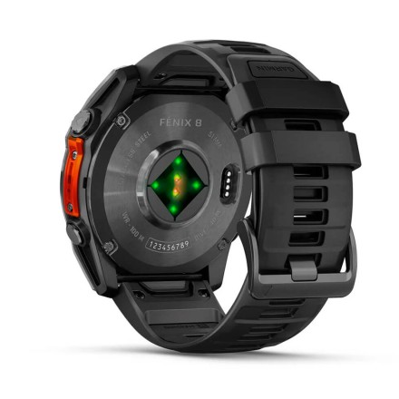 Часы Garmin Fenix 8 AMOLED, 51 mm (Slate Gray/Black Silicone Band)