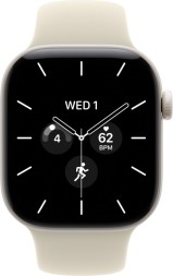 Apple Watch Series 12, GPS+Cellular, 42 mm, Sport Band (Pearl White/Sand), размер S/M