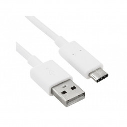 Кабель Type-C - USB 1м (белый)